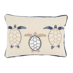 Throw Pillow Cover Aquatic Dreams Turtle