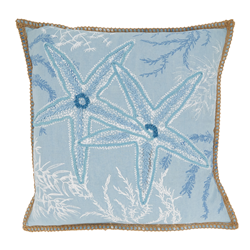 Throw Pillow Cover Sandy Shoreline