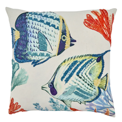 Throw Pillow Cover Tropical Fish