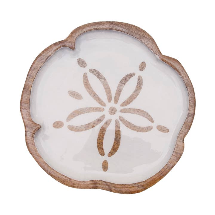 Sand Dollar Enamel Platters
