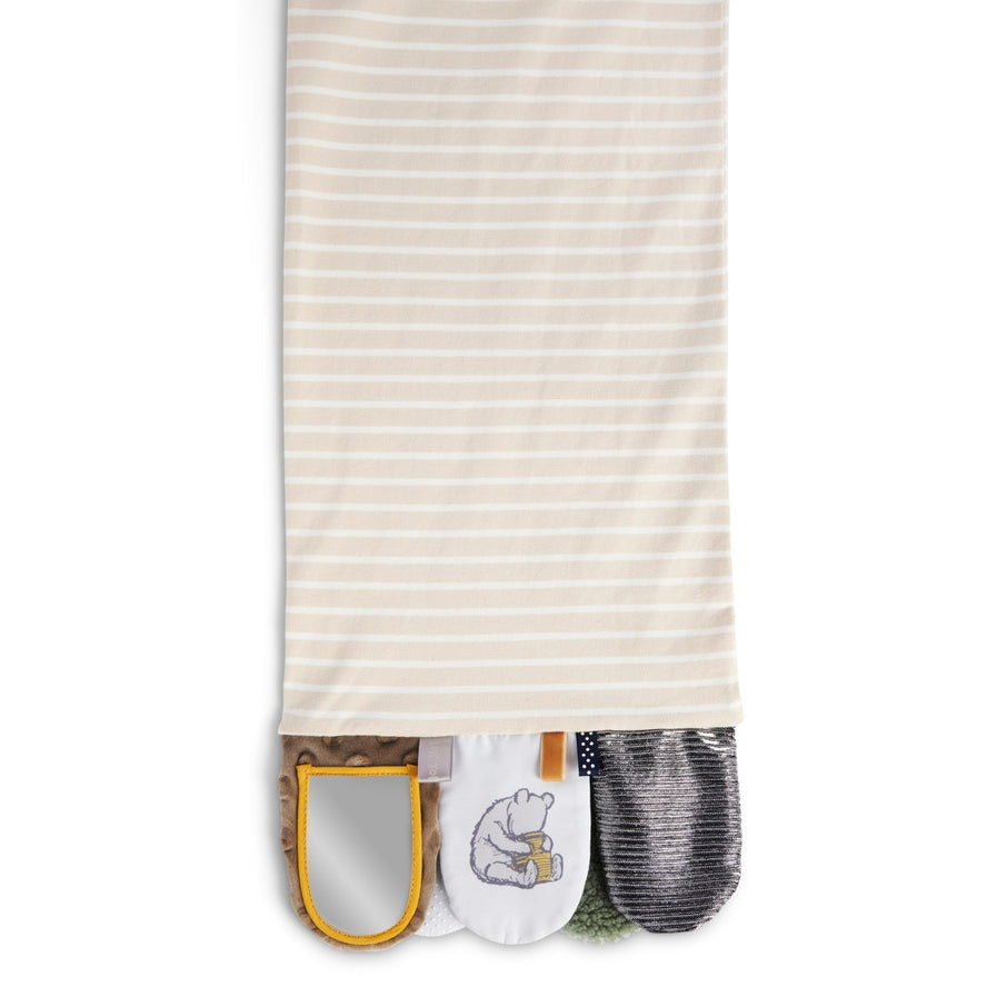 Mommy & Me Activity Scarf - Tan & Blue