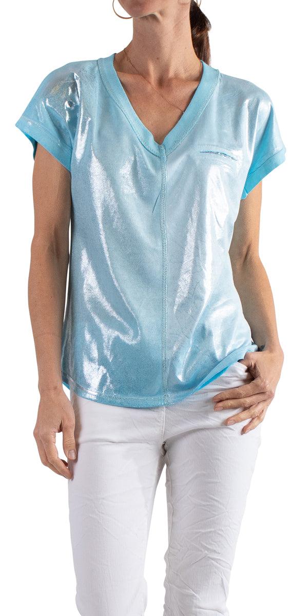 Gigi Moda Ferno Shimmer Tee