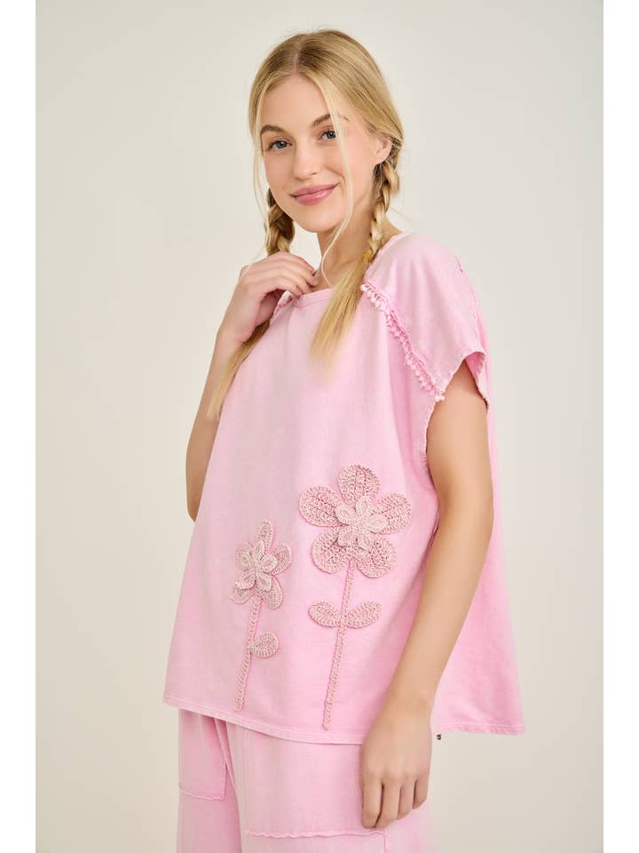 J. Her Flower Garden Top