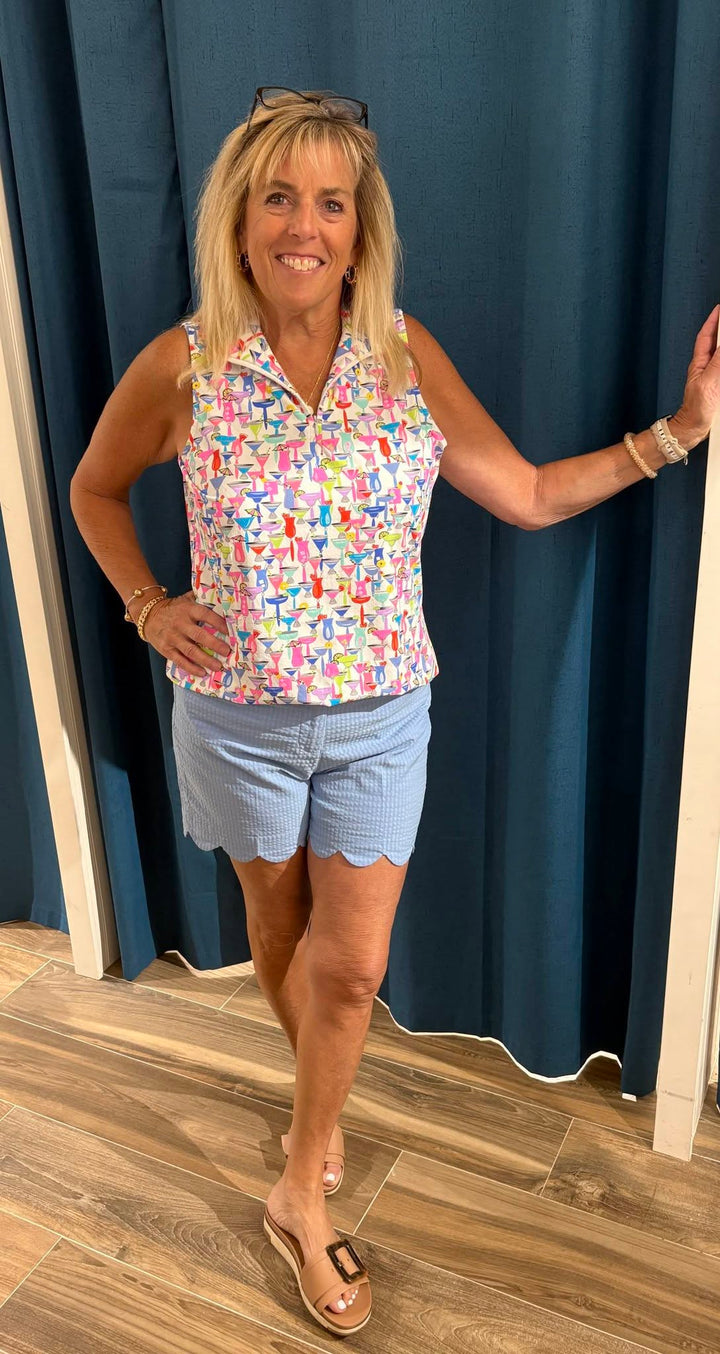 Beachtime Zip Top