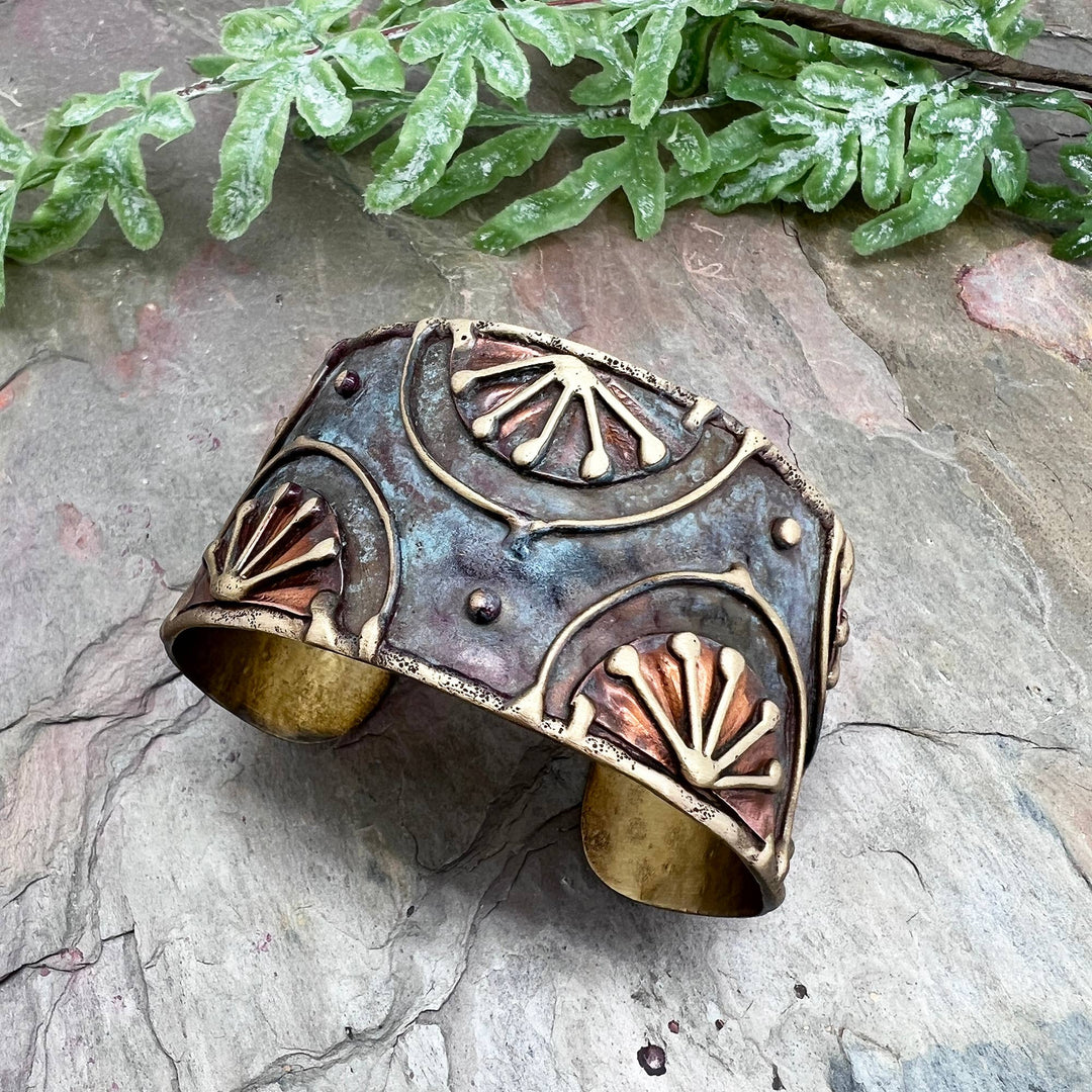 Handcrafted Patina Cuff Bracelet