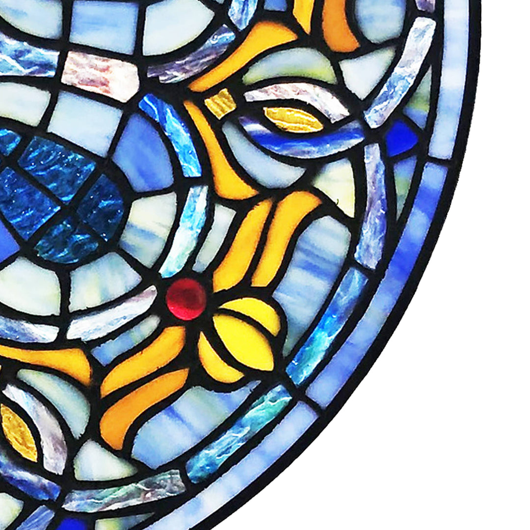 Ophelia Stained Glass Panel