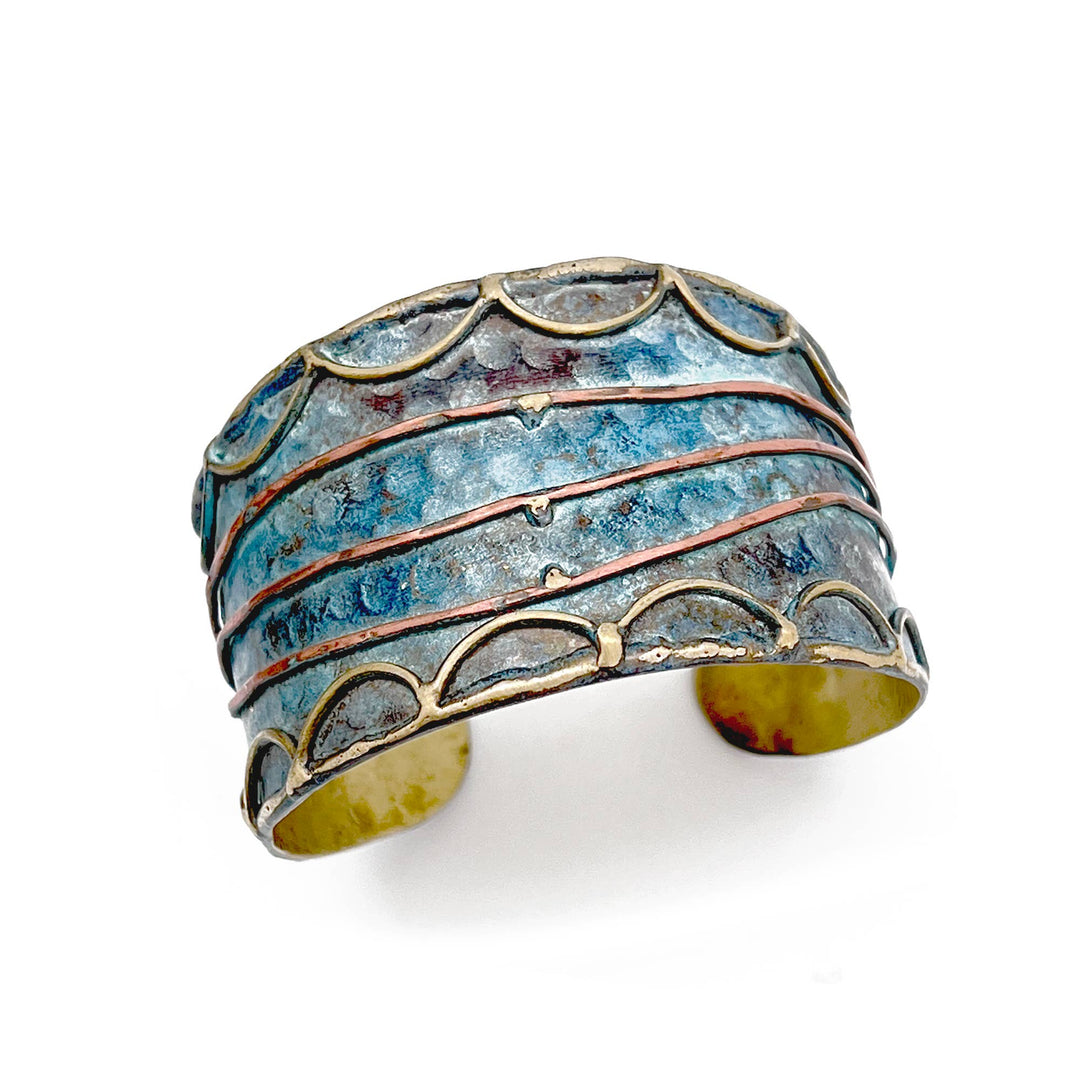 Handcrafted Patina Cuff Bracelet