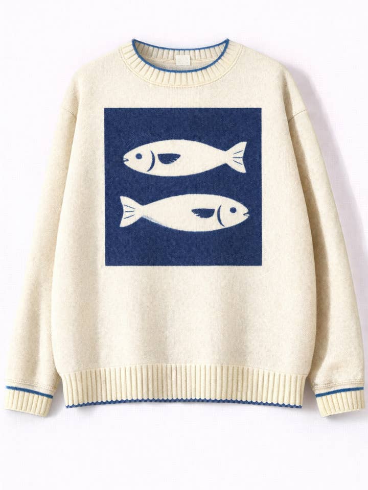 Double Fish Sweater