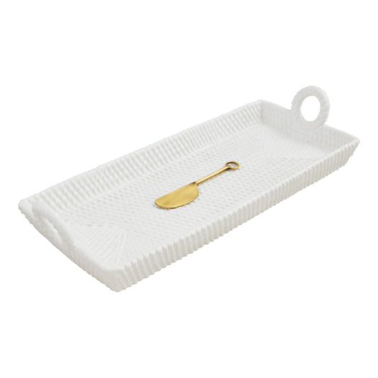 Mudpie Woven Ceramic Hostess Set