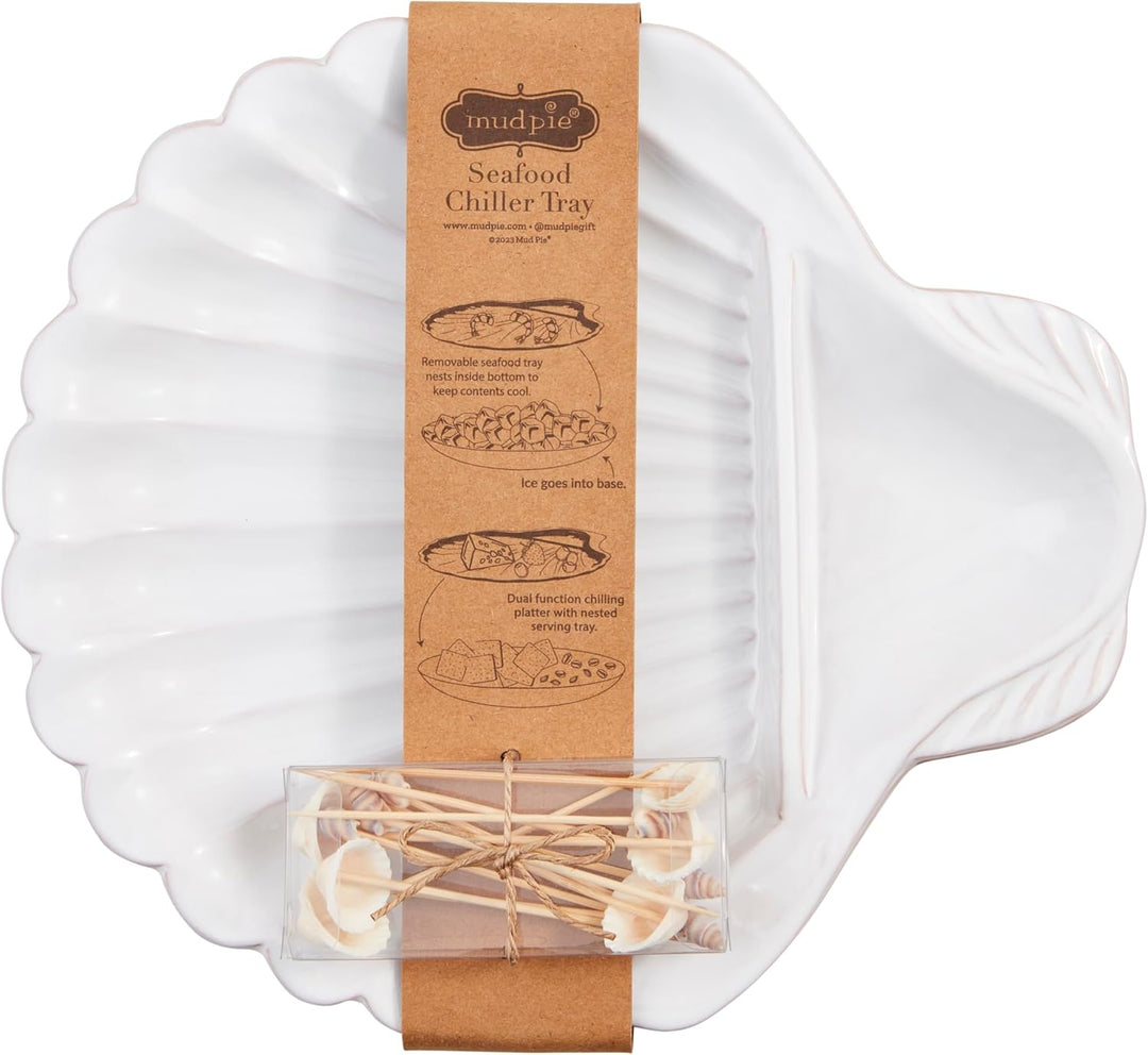 Mud Pie Seafood Chiller & Toothpick Set