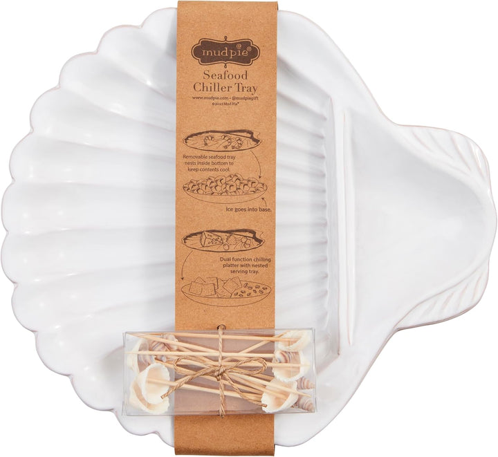 Mud Pie Seafood Chiller & Toothpick Set