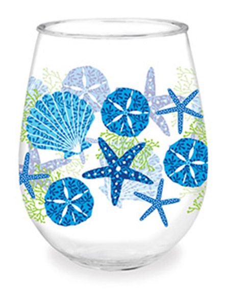 Acrylic Stemless Wine Glass