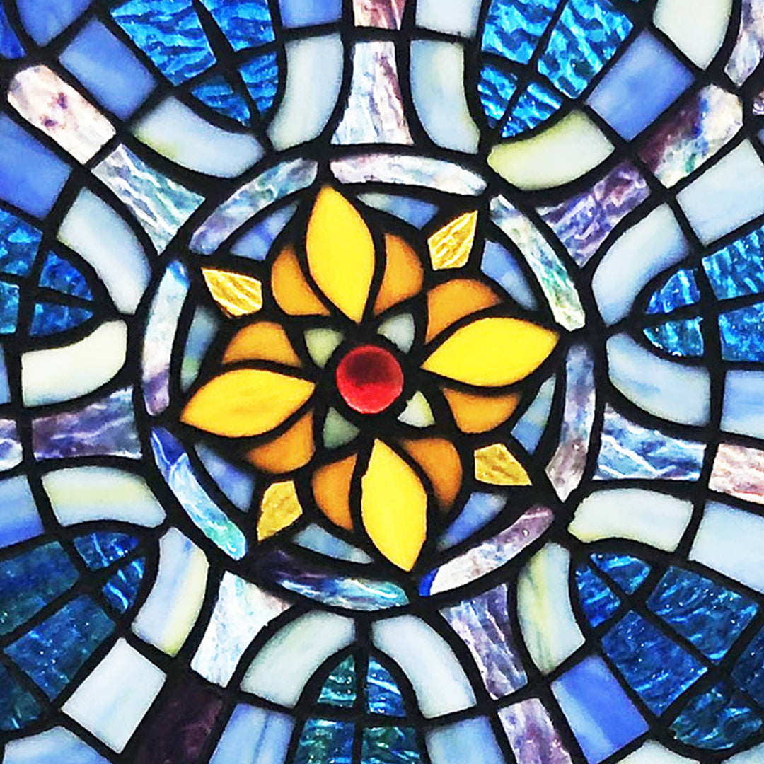 Ophelia Stained Glass Panel