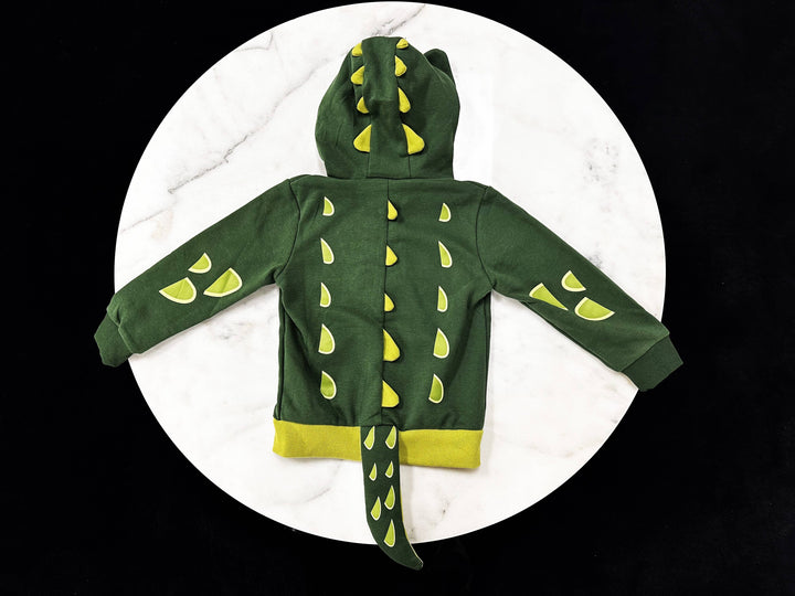 Alligator Spikes 3D Kids Hoodie
