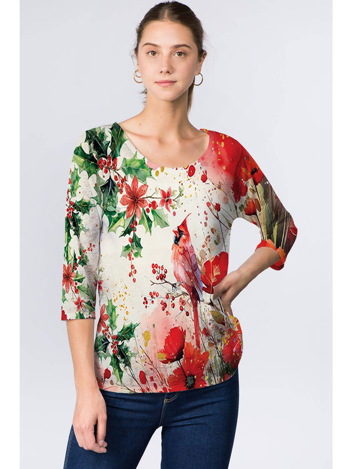 Et Lois Fiona Holiday Top