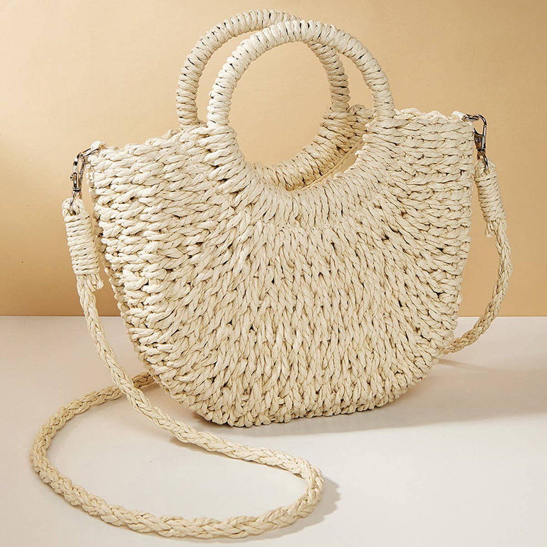 Small Straw Crossbody Bag