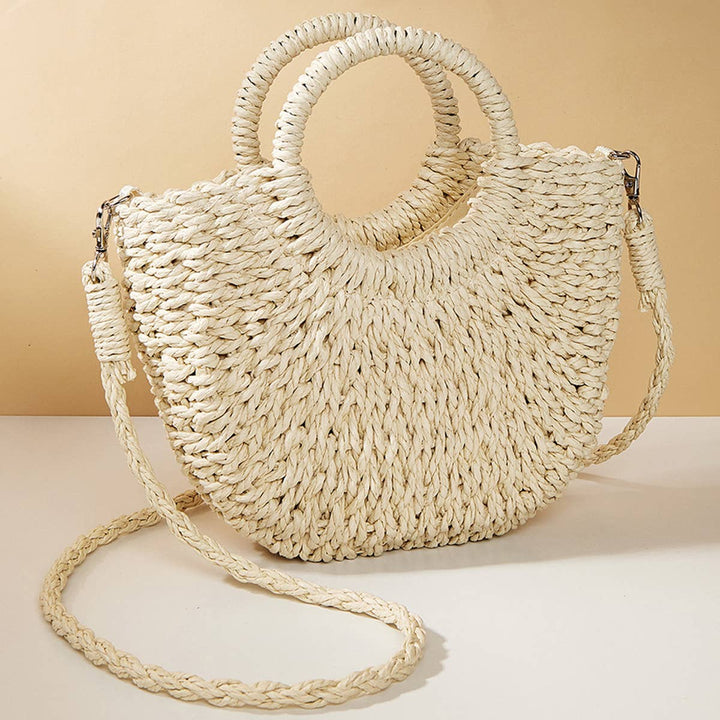 Small Straw Crossbody Bag
