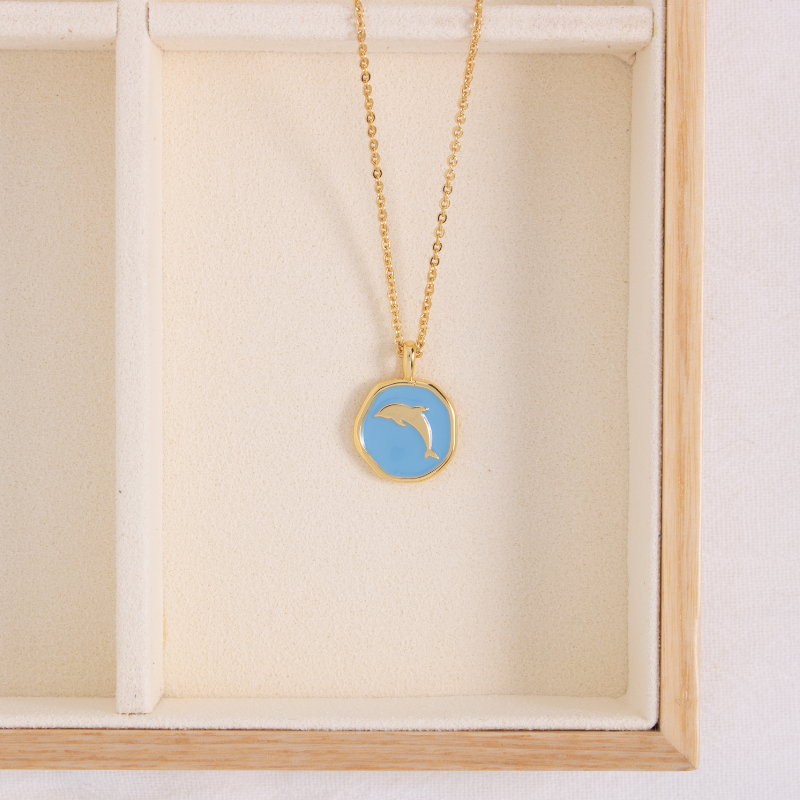 Enamel Icon Necklace