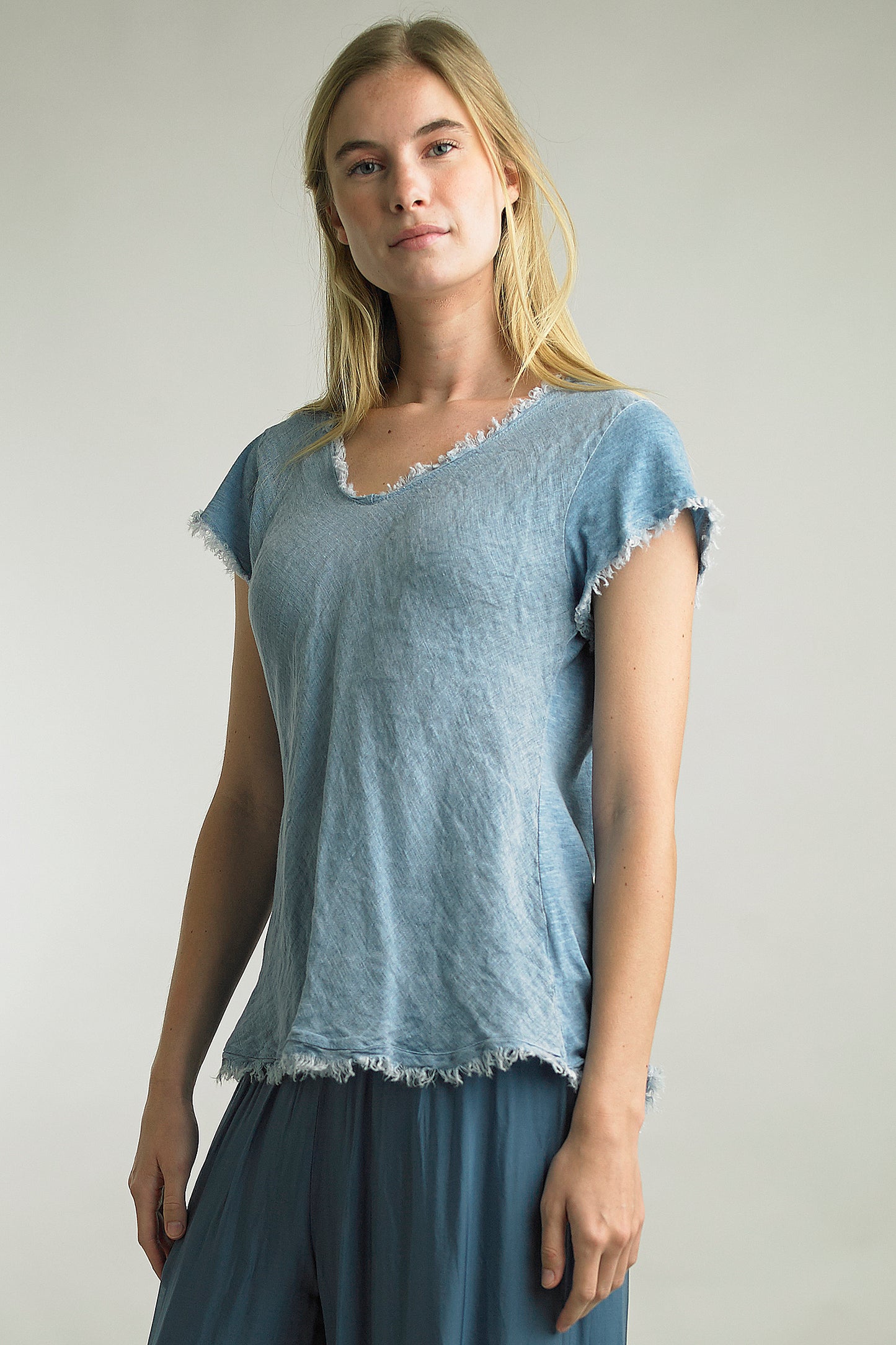 Tempo Frayed Edge Tee