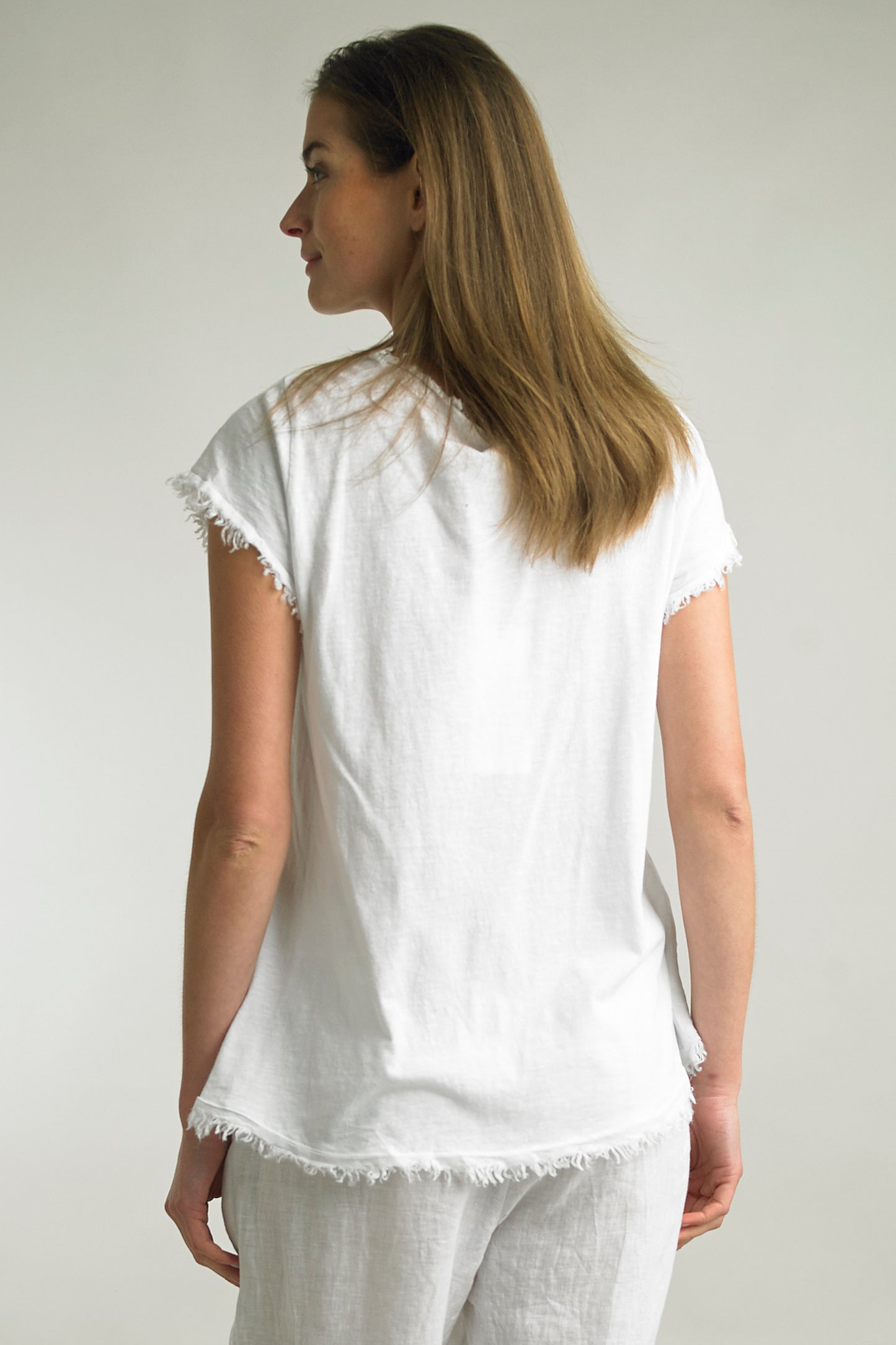 Tempo Frayed Edge Tee