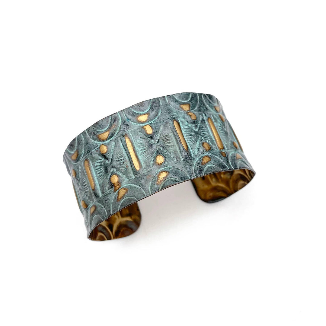 Handcrafted Patina Cuff Bracelet