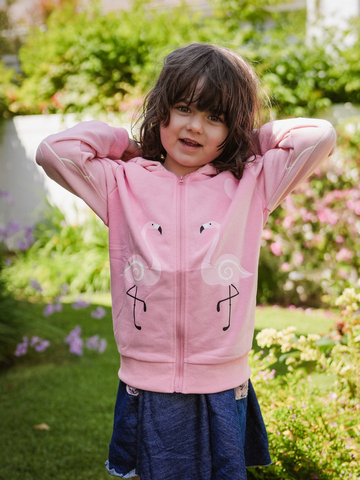 Flamingo 3D Kids Hoodie