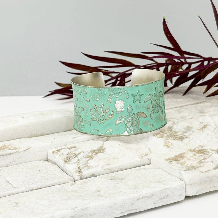 Handcrafted Patina Cuff Bracelet