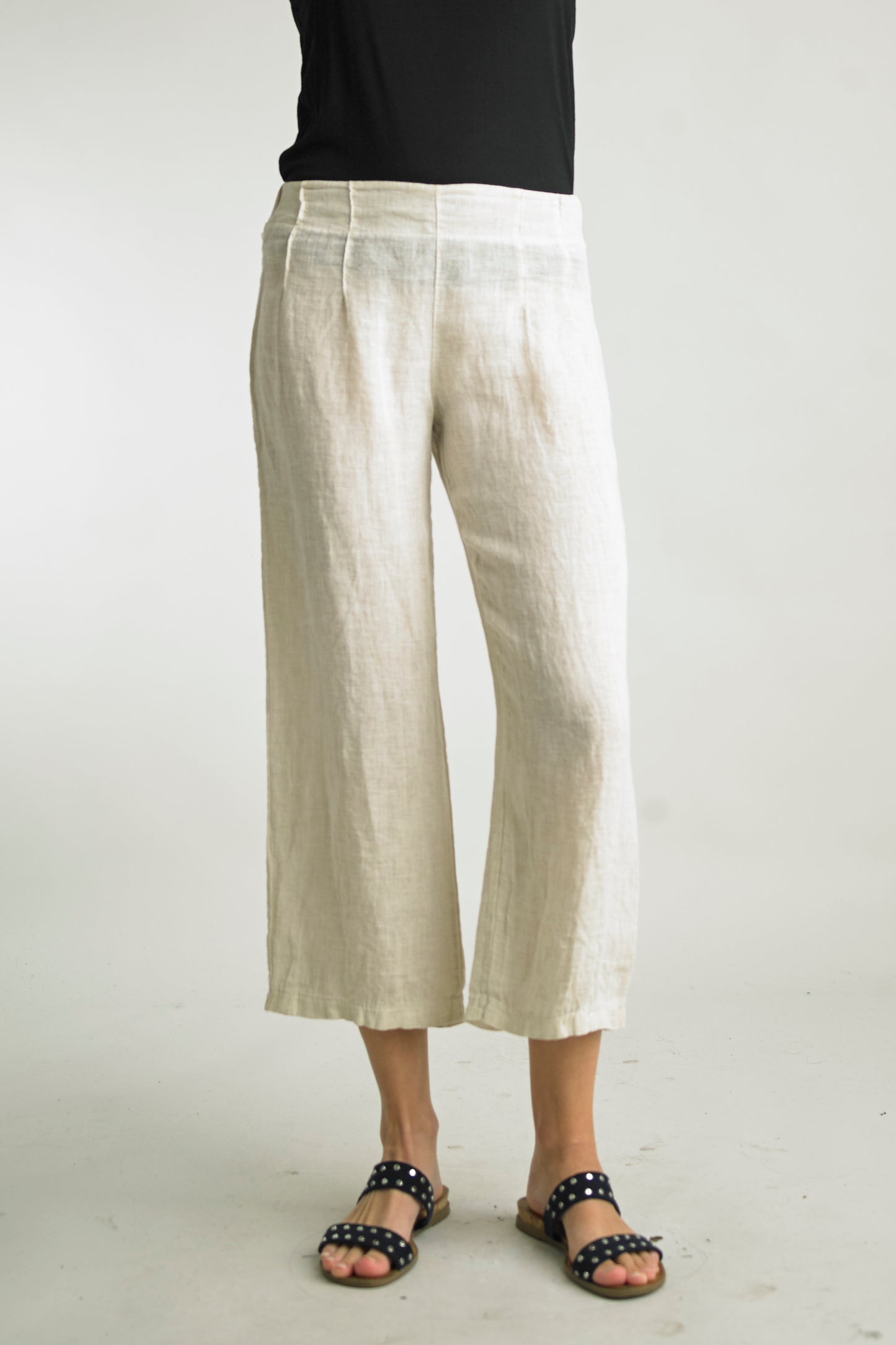 Tempo Crop Linen Pants