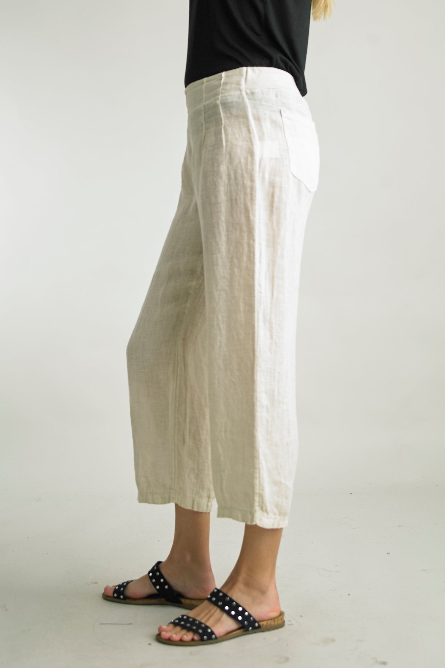 Tempo Crop Linen Pants