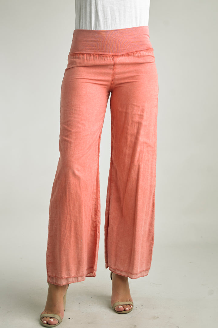 Tempo Crop Linen Pants