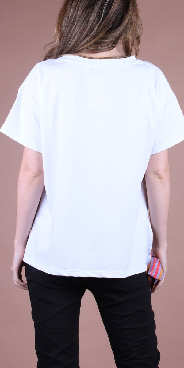 Gigi Moda Foulard Cotton Top