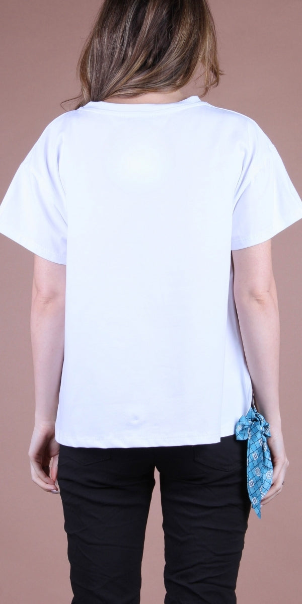 Gigi Moda Foulard Cotton Top