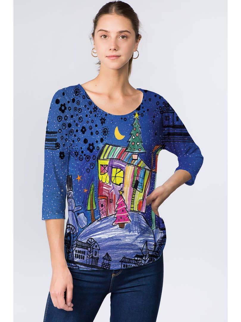 Et Lois Fiona Holiday Top