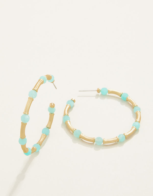 Calm Waters Hoop Earrings