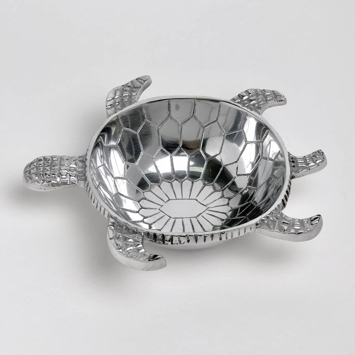 Aluminum Etched Turtle Bowl