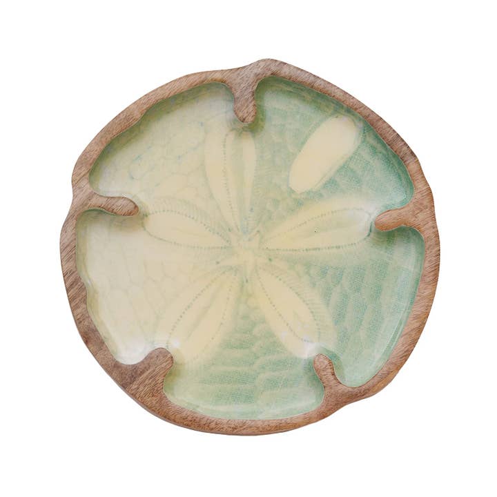 Sand Dollar Enamel Platters