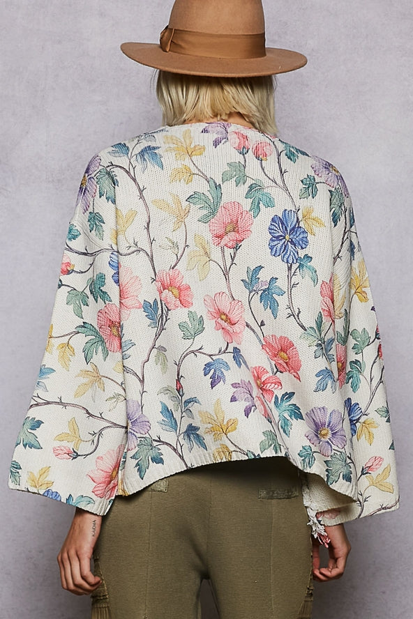 Tropical Fringed Hoodie
