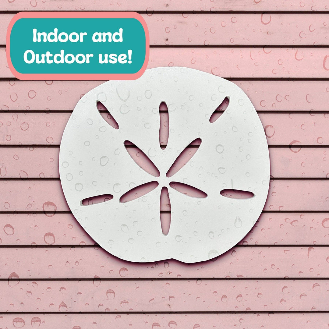 Sand Dollar Wall Decor, Coastal Sign for Beach House, PVC Sand Dollar