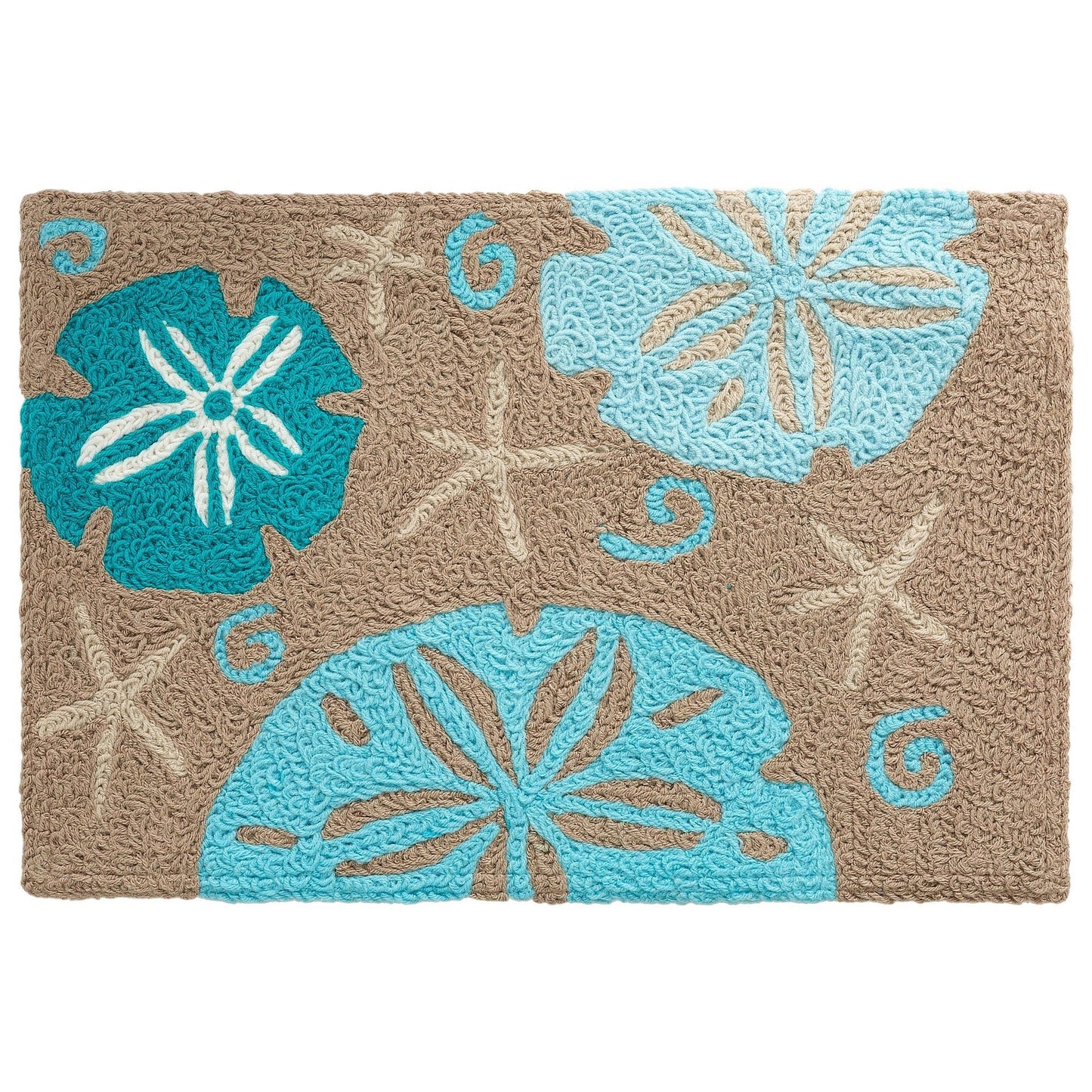 Rug Aqua Sand Dollar