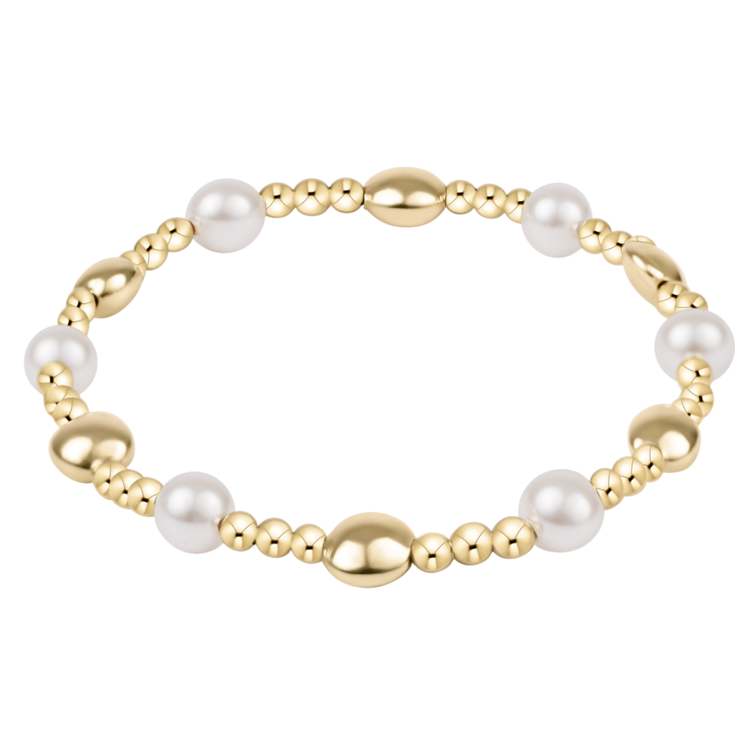E Newton Extends Honest Sincerity Pearl 6mm Bracelet