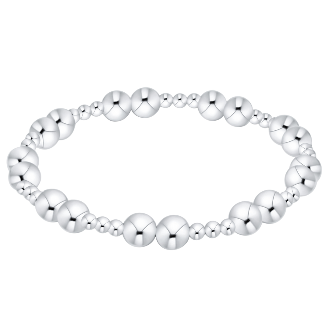 E Newton Extends Together Sterling 6mm Bracelet