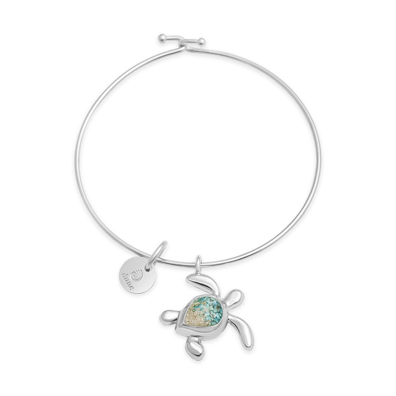 Beach Bangle - Turtle - Turquoise Gradient (FMB Sand)