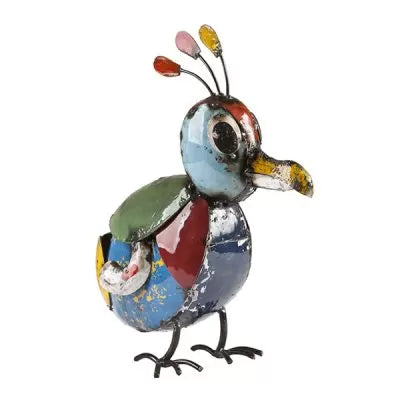 Recycled Metal Sculpture Billy the Baby Bird