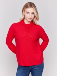 Charlie B Funnel Neck Sweater