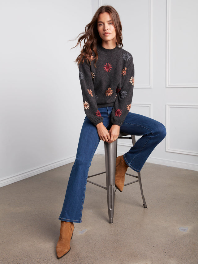 Charlie B Floral Sweater