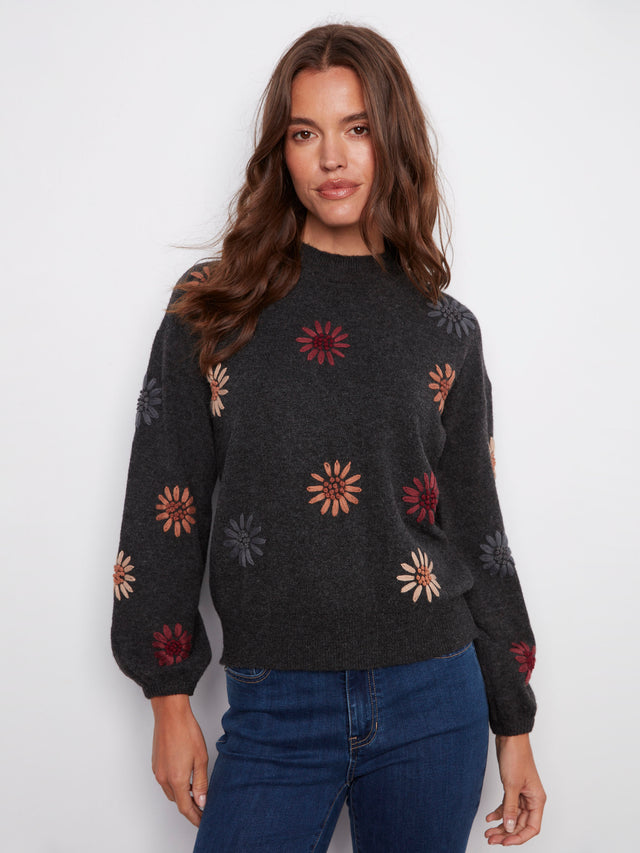 Charlie B Floral Sweater