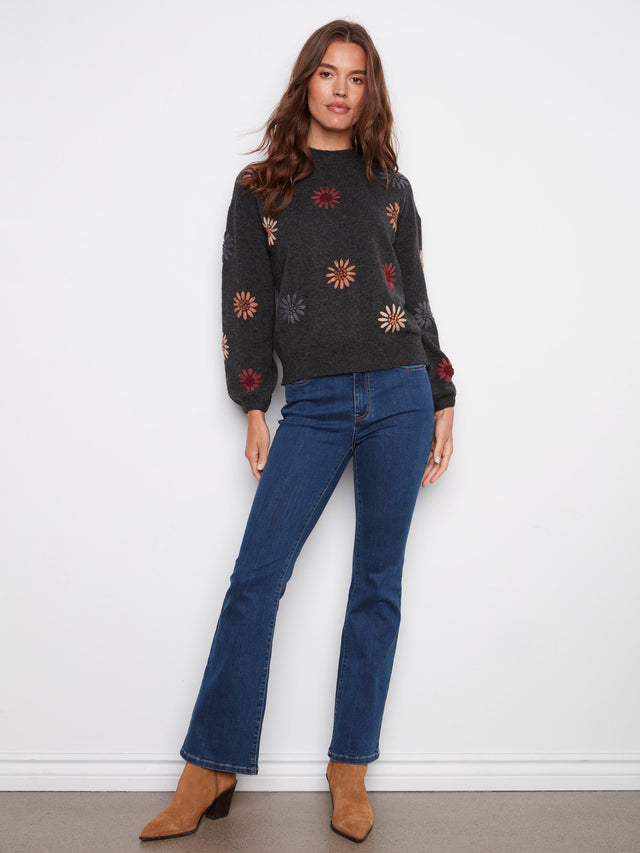 Charlie B Floral Sweater