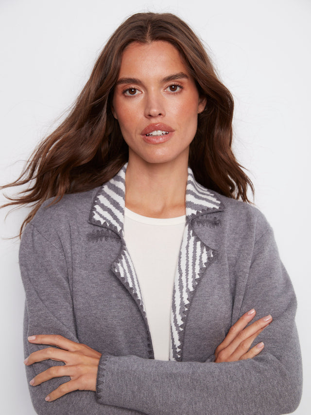 Charlie B Blanket Stitch Cardigan