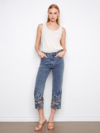 Charlie B Cutwork Jeans