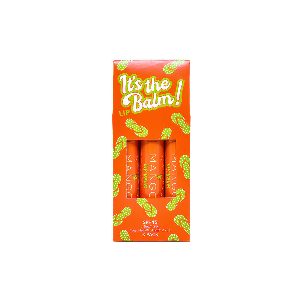 California Mango Lip Balm 3pc set